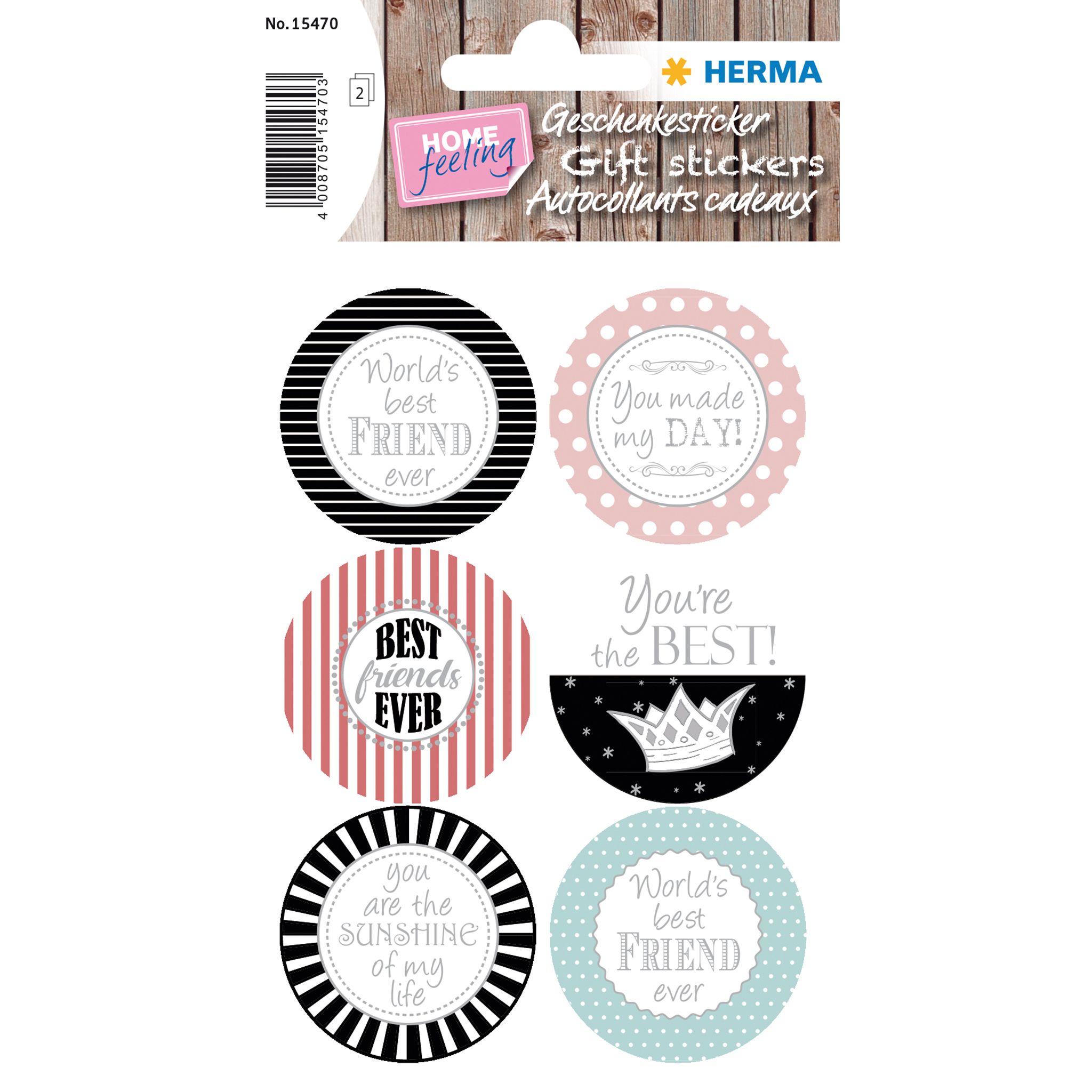 HERMA 15470 - Stickers - multi - papier - blister