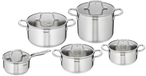 Tefal Virtuoso Pannenset - 5-delig - RVS - Geschikt voor alle warmtebronnen