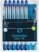 Schneider Schrijfwaren Schneider balpen - Slider Basic - XB - blauw - 6 stuks + 1x Slider Rave gratis