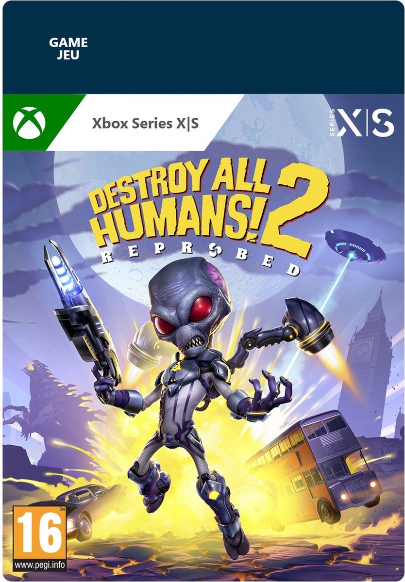 THQNordic Destroy All Humans! 2 Reprobed - Xbox Series X Download - 0196388096602