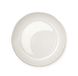 Excelsa Platinum platte bord, porselein, wit/zilveren rand, 27 x 27 x 1,5 cm