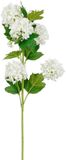 Mica Decorations Kunstbloem Viburnum Floristic - H77 cm - wit