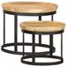 VidaXL Salontafel Bruin en Zwart