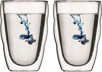 Bodum Pilatus Dubbelwandig Glas - 0.35 L - 2 Stuks