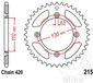 JT-prockets Couronne 55Z PAS 420 Diamètre Intérieur 110 Entraxe Fixation 130