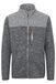 BLEND Fleece jas grijs gemêleerd