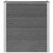 vidaXL Jardinière surélevée Gris 75 x 30 x 82 cm WPC et Aluminium
