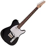 Gear4music Knoxville Elektrische Gitaar, Zwart