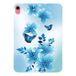 Étui ultra fin en TPU pour iPad 2022/2025 - Papillon bleu