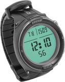 Cressi Goa duikcomputer en horloge, uniseks, volwassenen, zwart/grijs, Eén maat