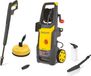 Stanley Hogedrukreiniger SXPW19BX, koud water, voor buiten huis en auto's, met oppervlaktereiniger en vaste borstel, max. druk 150 bar, max. debiet 440 l/h, stroomverbruik 1900 W