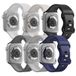 Selected by GSMpunt.nl SBG Siliconen Bandjes 6-pack | Geschikt voor Apple Watch 1/2/3/4/5/6/7/8/9/10/11/SE | 38/40/41/42MM | Donker