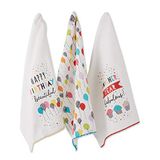 DII Theedoekenset "Happy Birthday" van katoen