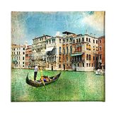 Homemania Muurfoto, Venetiaanse stad en landschap, voor woonkamer, slaapkamer, meerkleurig, 60 x 3 x 60 cm, HM20KNV60 x 60 – 167, polyester, hout