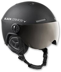 Black Crevice Arlberg, unisex skihelm voor volwassenen, mat zwart, maat 54-57 CM (fabrikantmaat: S/M)