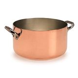 Pentole Agnelli Braadpan met twee handgrepen, inductiebodem 20 cm koperkleurig