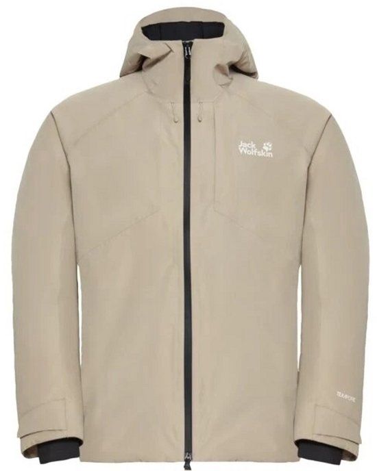Jack Wolfskin Icecape 2L Down Insulated Jacket Herenjas M Linen Waterdicht PFC-vrij Herfst/Winter 2023