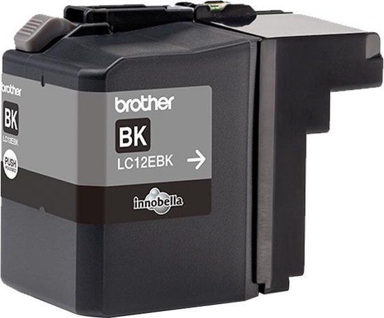 Brother LC-12EBK Zwart Inktcartridge - 2400 pagina's - Origineel