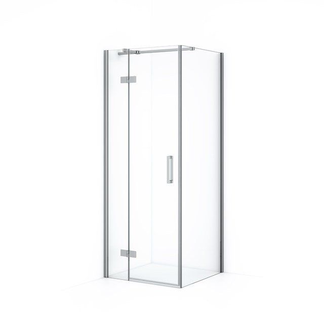 Maxaro Douchecabine Diamond 80x80cm 8mm Helder Veiligheidsglas Chroom met Draaideur