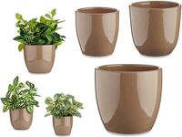 IBERGARDEN Pottenset Bruin Klei (3 Onderdelen)