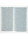 Atout Ciel 1 paar gordijnen, linneneffect, bedrukt, gum, 2 x 60 x 90 cm, klaar om op te hangen, blauw