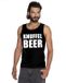 Bellatio Decorations Shoppartners Bv Knuffel beer tekst singlet shirt/ tanktop zwart heren S