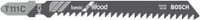 Bosch - Decoupeerzaagblad T 111 C Basic for Wood - 3 stuks