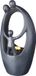 Lumineo Ornement d'eau Family - Polystone - Anthracite - H.35cm