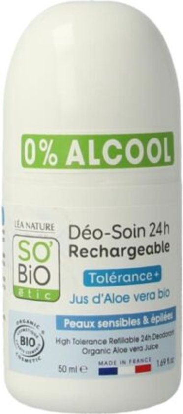 SO'BiO étic Deodorant Roller Women Aloe Vera - 50ml