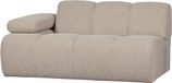 WOOOD Mojo 1,5-Zits Bank Met Arm Links - Bouclé - Beige