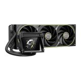 TRYX Holo 360 mm AIO holografisch visueel effect Asetek 7e generatie 280 W | Instelbare watervergrendeling, aluminium behuizing, GIPHY-integratie, ingebouwde Al interface
