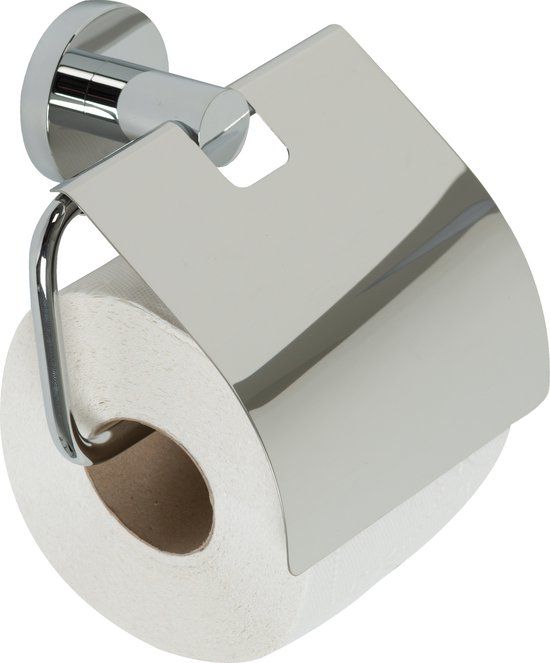 Plieger Vigo Closetrolhouder - Toiletrolhouder Met Klep - Chroom - 10 Jaar Garantie
