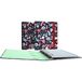 Grafoplas Carpebook Princess Bits&Bobs map met navulling A5, 90 g, geruit, 5 x 5 gekleurde rand, ergonomisch gebogen rand, 4 ronde ringen 25 mm, FSC, perfect