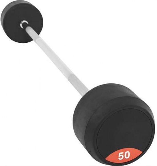 Gorilla Sports Vaste Halterstang 50 kg Rubber