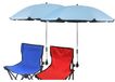 Omgoods - Parasol réglable pour chaises de terrasse, lot de 2