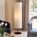 Hübsch Lampadaire Sable, couleur sable, hauteur 120 cm, tissu