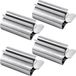 Unyqoos® set de 4 pièces de tube en acier inoxydable