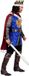 Widmann Koning kostuum Balthasar M Blauw Rood Unisex