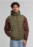 Urban Classics Light Weigh with hood Mouwloos jacket Olijfgroen 3XL