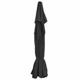 vidaXL Vervangingsdoek voor parasol 515 cm zwart