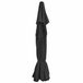 vidaXL Vervangingsdoek voor parasol 515 cm zwart