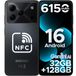 DOOGEE Note56 Pro Smartphone 32 GB + 128 GB Android 16 6150 mAh Batterij 6,56 '' 90 Hz Scherm 13 MP + 8 MP Widevine L1 NFC Mobiele telefoon