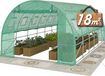 UISEBRT Serre/Tunnel, 600x300x200 cm, steel construction with PE net (140g), ventilation openings and zip doors. Garden tunnel/tomato greenhouse with insect protection