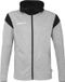 Uhlsport Squad 27 Jas Met Kap Kinderen - Donkergrijs Gemeleerd / Zwart | Maat: 140