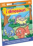 Colora e ricolora i dinosauri. Ediz. illustrata. Con pennello magico