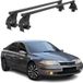 Omac Barres de toit transversales en acier pour Renault Laguna II 2001-2008 – Antivol inclus – Testées City Crash – DIN 75302:2019 – ISO/PAS 11154:2006 – Charge max 50 kg noir