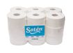 Saten Industrial hygiënische cellulose, 2-laags, glad, breedte 90, 145 m, 18 stuks