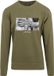 Mister Tee - Pray 2.0 Crewneck sweater/trui - Olijfgroen - Maat M
