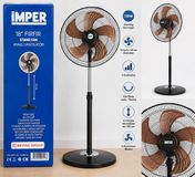 Imper Statiefventilator 18 inch - 130W - Zwart