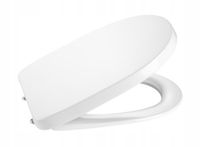 Merkloos Roca Ronde WC-bril met Antibacteriële Supralit Coating - Wit